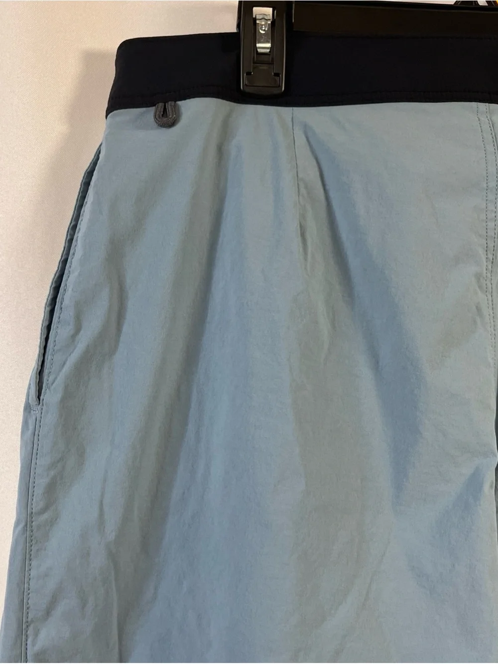 J. Crew Men's Original Swimwear Board Shorts Size 35 Light Blue & Black